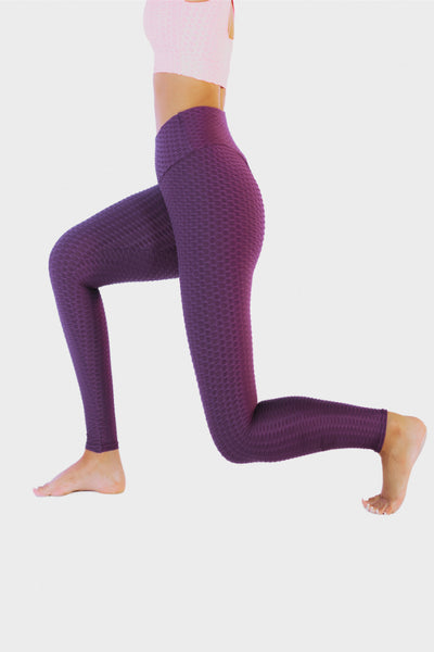 Legging anti-cellulite push-up violet